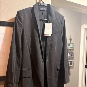 Theory Charcoal Tailored Jacket